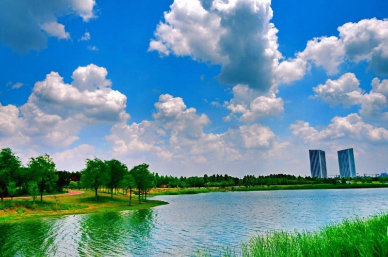 生态水城魅力初现 大美新蔡风景如画---河南文明网